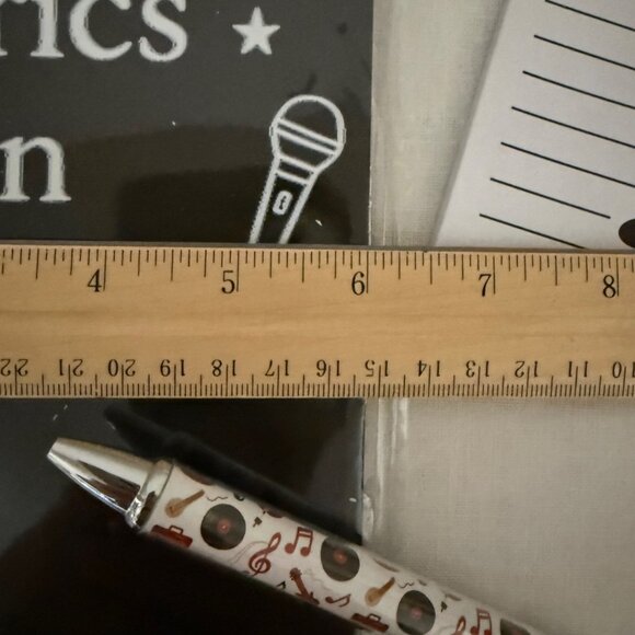 Songwriter Lyrics Ideas Desk Set Music Notebook Pens Notepads - Picture 8 of 10